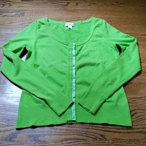 Beautiful bright alligator Green Easter  lilly Pulitzer Sweater